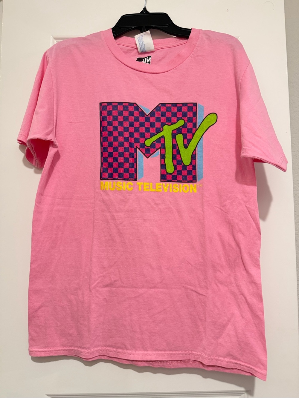 MTV Pink Graphic Tee - Unisex Short Sleeve Shirt